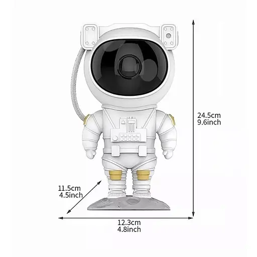 Нічник лазерний проектор Quinn галактики Астронавт на місяці - фото 2