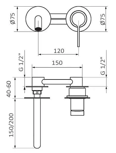 Смеситель для умывальника GRB Time белый матовый 47534471 - фото 2