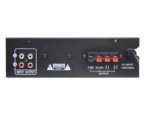 Трансляционный усилитель BiG 2-ZONE D-class 60W MP3/FM/Bluetooth 110V/4-16Ом - фото 2