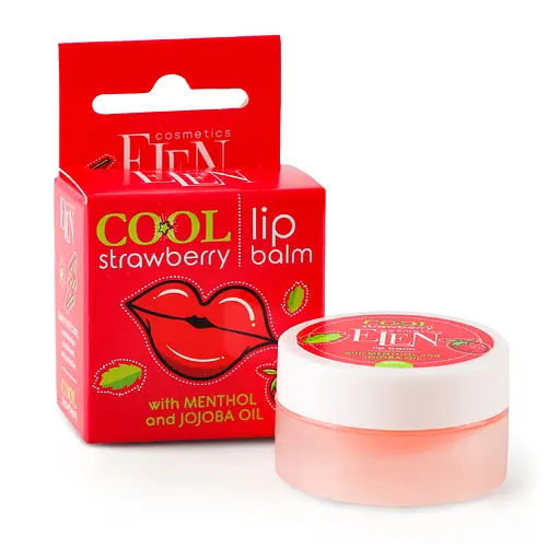 Бальзам для губ Elen Cosmetics Cool Strawberry 9 мл - фото 1
