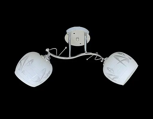 Люстра на два плафона 9509F/2 хром