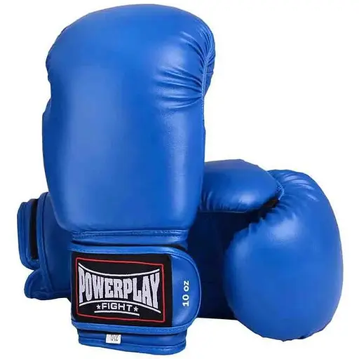 Рукавиці боксерські PowerPlay PP 3004 Blue - 18 унцій - фото 2