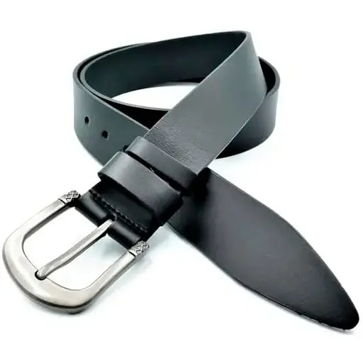 Ремінь шкіряний Weatro чоловічий 3,8х105-125 см acs0027288 - фото 1