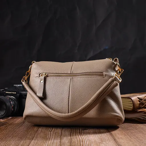 Сумка кожаная женская Vintage 24х15х9.5 см sum0022684 - фото 7