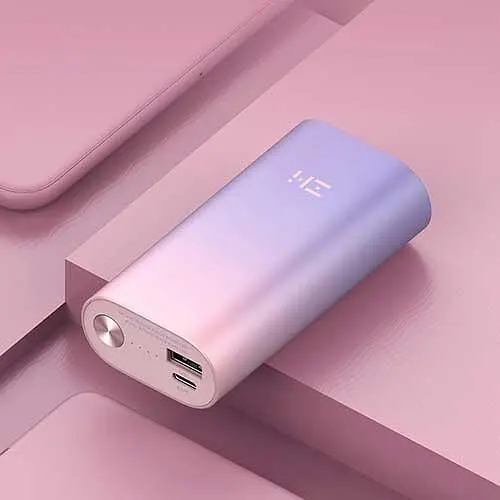 Зовнішній акумулятор (Power Bank) ZMI QB818 Mini 10000 mAh 30W QB818 фіолетовий - фото 3