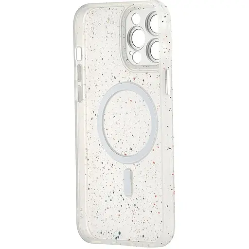 Чехол-накладка DK для Apple iPhone 12 Pro Max MagSafe Composite Matte Splash (clear) - фото 7