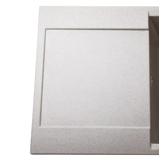 Гранітна мийка Mira KONIA бежевий для кухні стійка до подряпин безпечна для продуктів 790х500 мм - фото 5