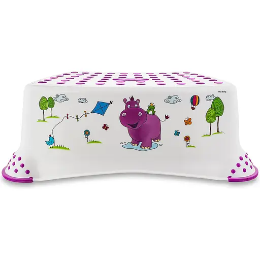 Подставка-ступенька для ванной Keeeper Hippo белая (8642) - фото 2
