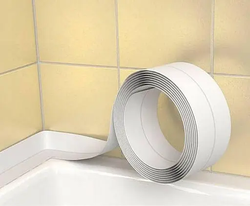 Стрічка бордюрна для ванної самоклеюча 28 мм Білий (СК.Л28) 30412 - фото 2