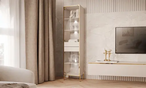 Вітрина підвісна Аврора 2д кашемір - фото 3