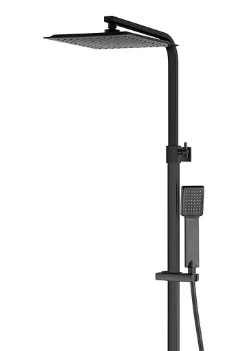 Душова система Corsan Ango black mat CMN024, Чорний матовий - фото 3