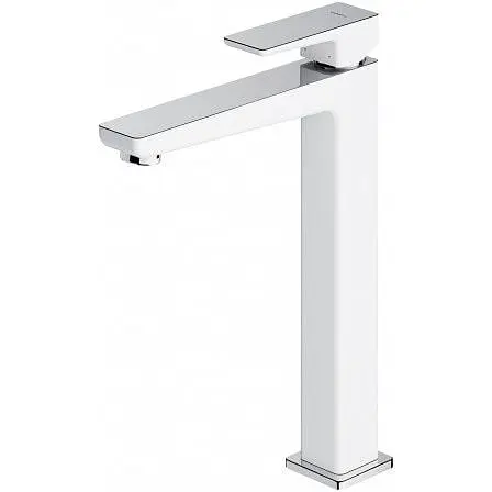 Змішувач для раковини Omnires Parma chrome/white (PM7412CRB) - фото 1