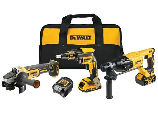 Набір з трьох інструментів акумуляторних DeWalt (DCK308DM) - фото 1