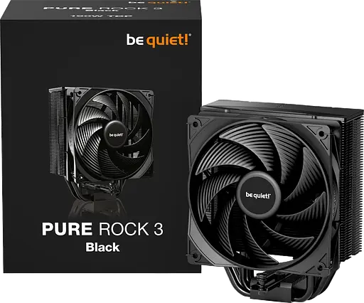 Воздушное охлаждение be quiet! Pure Rock 3 Black (BK039) - фото 1