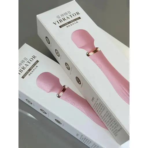 Член мікрофона з підігрівом, двосторонній жіночий член для секс рожевий, бордовий - фото 4