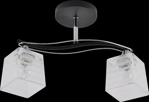 Люстра декоративная v xa1530b-2 bk+cr - фото 2