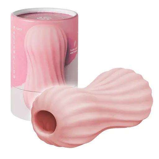 Двусторонний мастурбатор Lola games Marshmallow Fuzzy розовый - фото 7