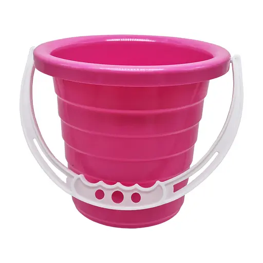 Дитяче відро для пісочниці "Середнє" Bambi S0009(Pink) зелений 14 см - фото 1