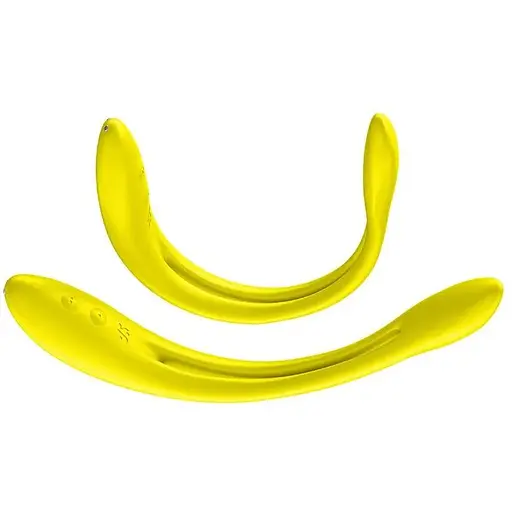 Універсальний гнучкий вібратор для пар Satisfyer Elastic Game Yellow - фото 4