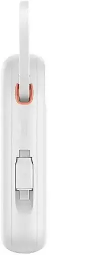 Павер банк - зовнішній акб Baseus Qpow 2 Digital Display 20000mAh 30W (P10055009213-00) 2 in 1 білий - фото 5