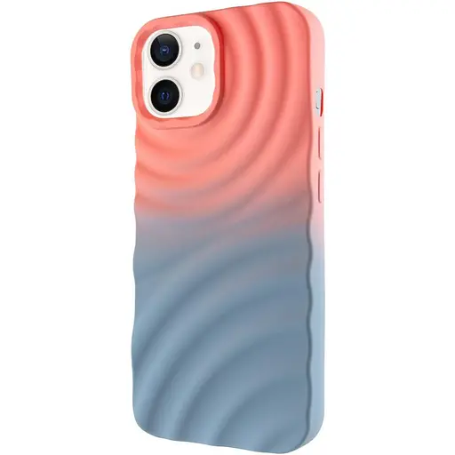Чохол Epik TPU ColorWave для Apple iPhone 12 Pro/12 6.1 Peach/Sky