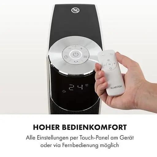 Тепловентилятор колонный Klarstein Hightower heat deluxe до 20 м² (10032777) - фото 2