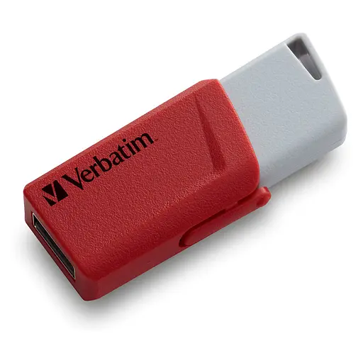 USB флеш накопитель Verbatim 3x16 ГБ Store 'n' Click Red/Blue/Yellow USB 3.2 (49306) - фото 9