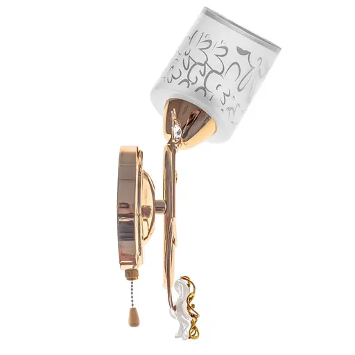 Бра Brille LK-583W/1 настенное накладное классическое E27 G - фото 3