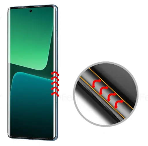 Захисне скло DK для Xiaomi 13 Pro UV Curved 014478 clear 2 шт. - фото 4