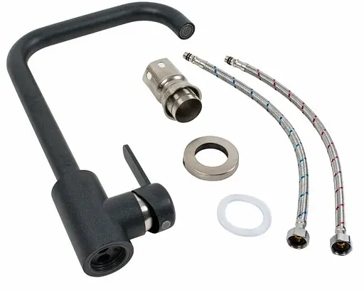 Змішувач для кухні Platinum KT 11 (3008B-FH) Антрацит (SP000033459) - фото 2