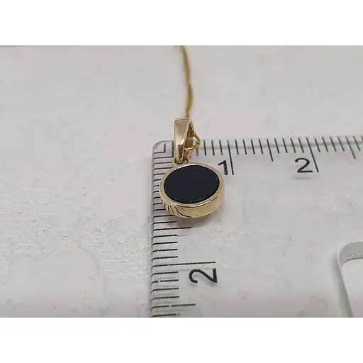 Золота підвіска Платон з агатом. 2П164/67Б - фото 3