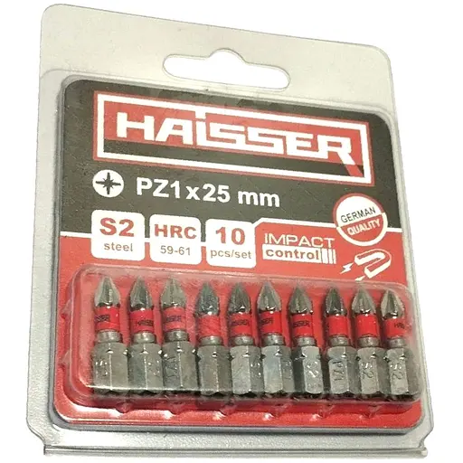 Бита Haisser PZ1x25 мм 10 шт. (81374)