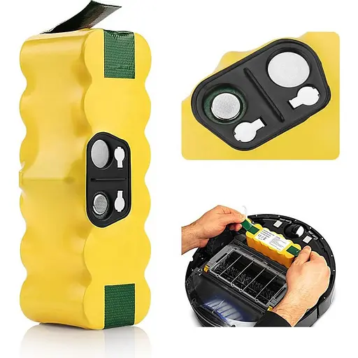 Акумулятор Jiyeo JY-VC04 для пилососів iRobot 14.4 V 2500 mAh (18780) - фото 2