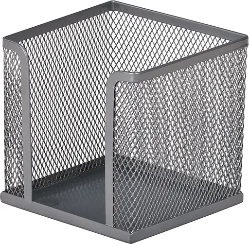 Бокс для бумаги, металлический, серебро