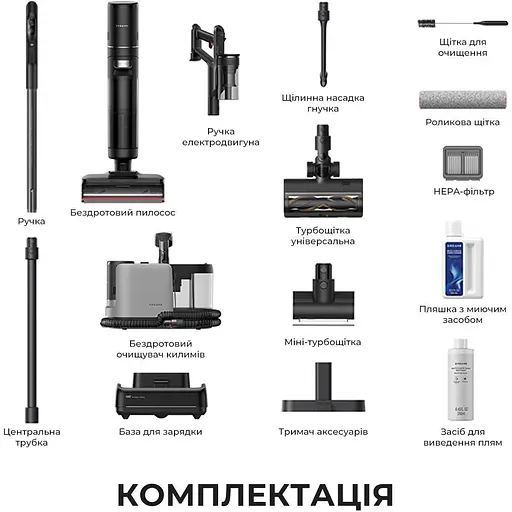 Вертикальный пылесос Dreame H15 MIX (HHV46B) [146662] - фото 3