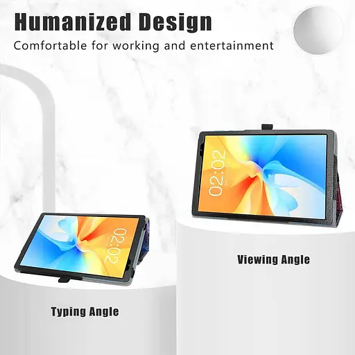 Чохол TECLAST P25T, чохлом ApoloMedia EP103A, тонким складним чохлом зі штучної шкіри для планшета TECLAST P25T 10,1 дюйма - фото 3