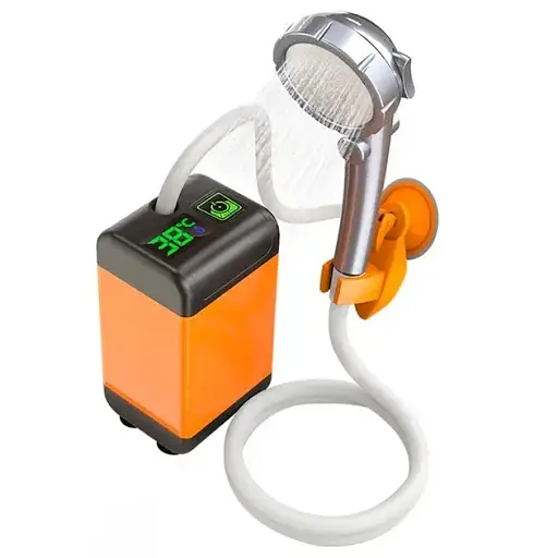 Портативный душ 3,7 В насос 4800 мАч с 3 режимами напора Outdoor shower AND XL-1402 - фото 1