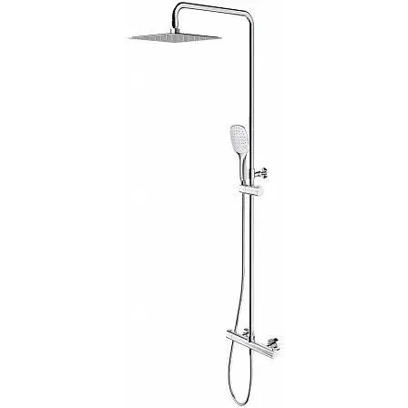 Душова система з термостатом Omnires Y chrome Y1244DCR, Хром - фото 1