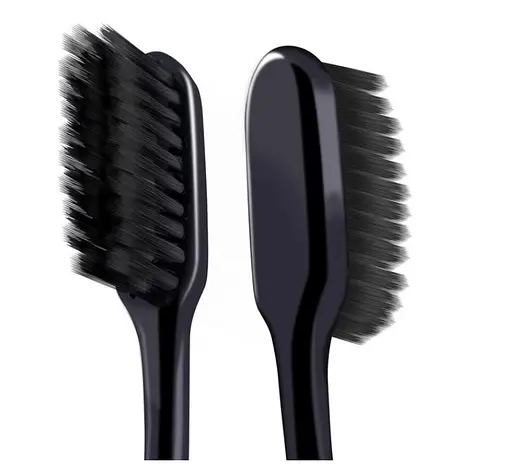 Зубная щетка Colgate Slim Soft Charcoal серый с черным - фото 2