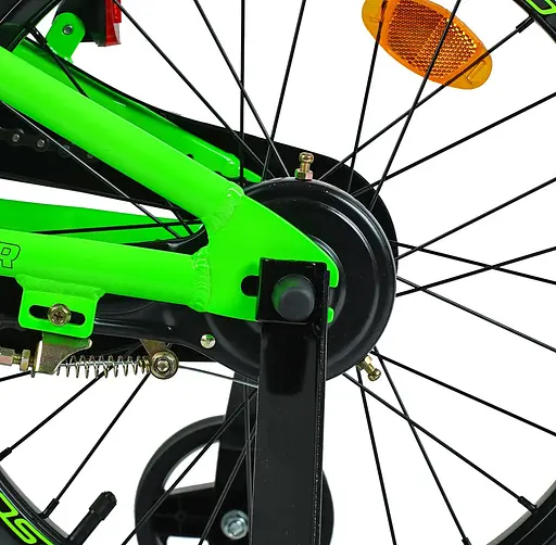 Велосипед 2-х колісний 18" TG-14763 "TAYGER" CORSO алюмінієва рама, ручне гальмо, додаткові колеса, дзвінок, зібраний на 85% (6945717413375) - фото 5