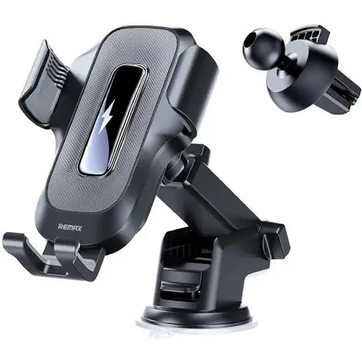 Крепление для телефона Remax RM-C31 Smart 15W с беспроводной зарядкой - фото 1