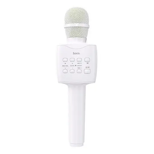 Микрофон с караоке Hoco BK5 Contado (White) [54495]