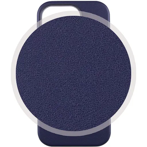 Шкіряний чохол Leather Case (AAA) with MagSafe and Animation для Apple iPhone 14 Pro (6.1) Ink - фото 2