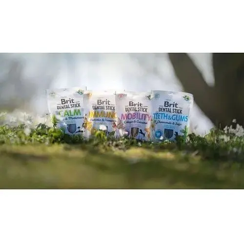 Ласощі для собак Brit Dental Stick Teeth & Gums здорові ясна та зуби, ромашка і шавлія 7 шт. 251 г - фото 6