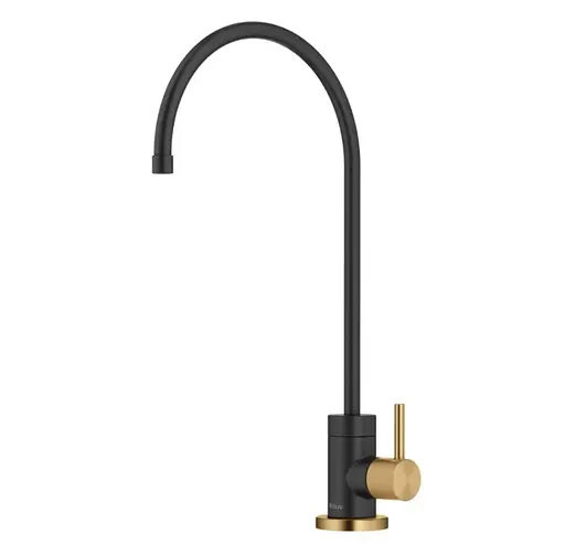 Кран кухонный к фильтру Kraus Purita FF-100ВВМВ Бронза - фото 1