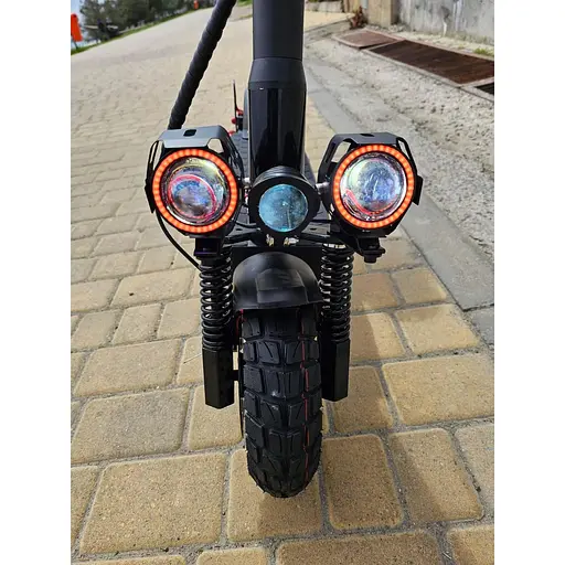 Электросамокат с сиденьем KugooKirin M4 Pro Plus (1000W, 18Ah) 2025г. + 3 фары - фото 8