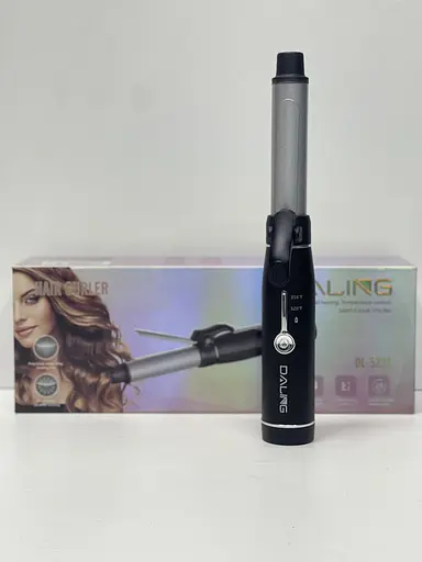 Акумуляторна плойка щипці Daling DL-5233 для завивки волосся 20мм Чорний - фото 4