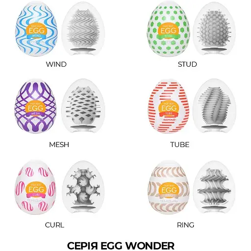 Яйце-мастурбатор Tenga Egg Wonder Pack - фото 6