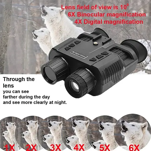 Бинокль (прибор) ночного видения NV8000 с креплением на голову - фото 9