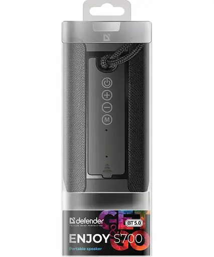 Акустична bluetooth колонка Defender Enjoy S700 10Вт microSD USB AUX TWS (Чорний) - фото 5